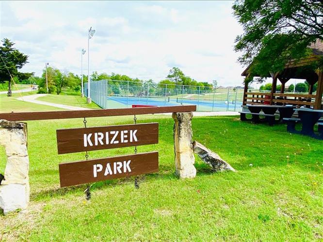 Krizek Park Sign